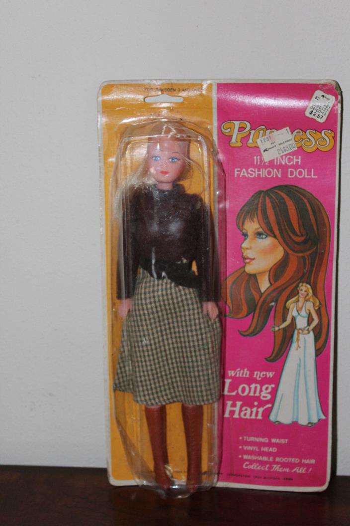 PRINCESS FASHION DOLL MADE IN HONG KONG-1970'S K-MART DOLL-NEW-SEALED