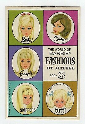 Vintage Mattel 1966 The World Of Barbie Fashions 3