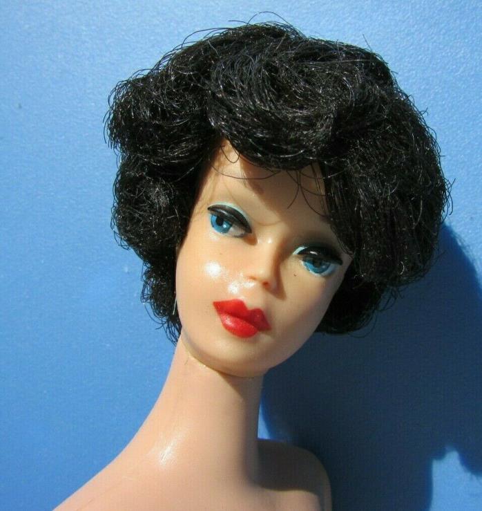 Vintage Barbie Doll Raven Bubblecut 1961 Nice Full Lucy Lips 1st Issue