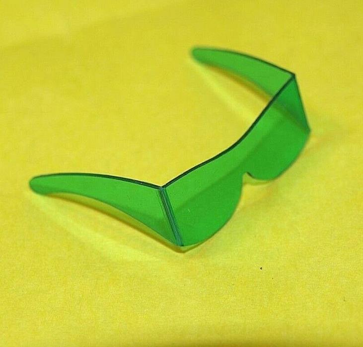 Vintage Barbie Ken Doll GREEN GOGGLE SUNGLASSES, TIME FOR TENNIS, SKI CHAMP, EXC
