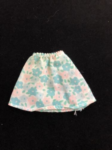 Vintage Barbie Doll Multi Color Flower Skirt (Lot 485)