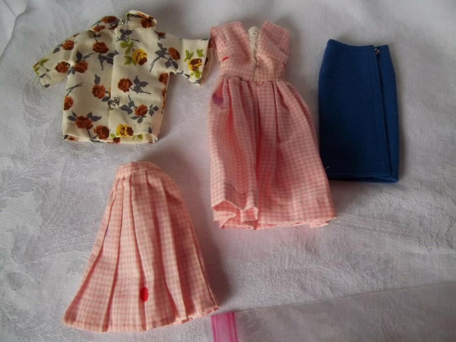 Vintage BARBIE CLOTHES Unmarked ONE LOOKS HANDMADE