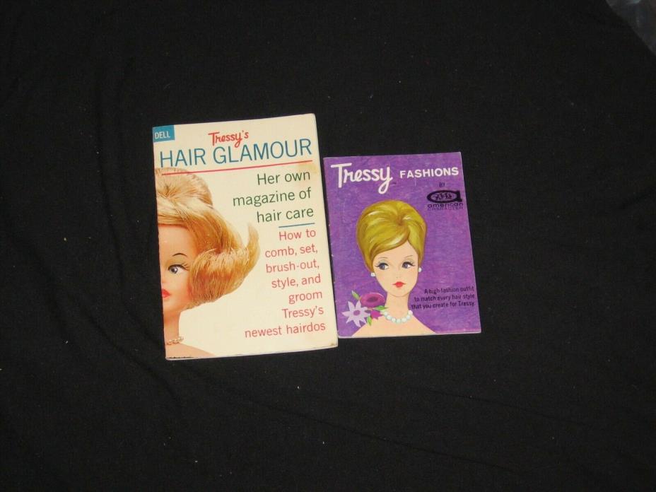 Vintage Tressy Doll Fashion Booklet & Tressy's Hair Glamour Book- 1960's