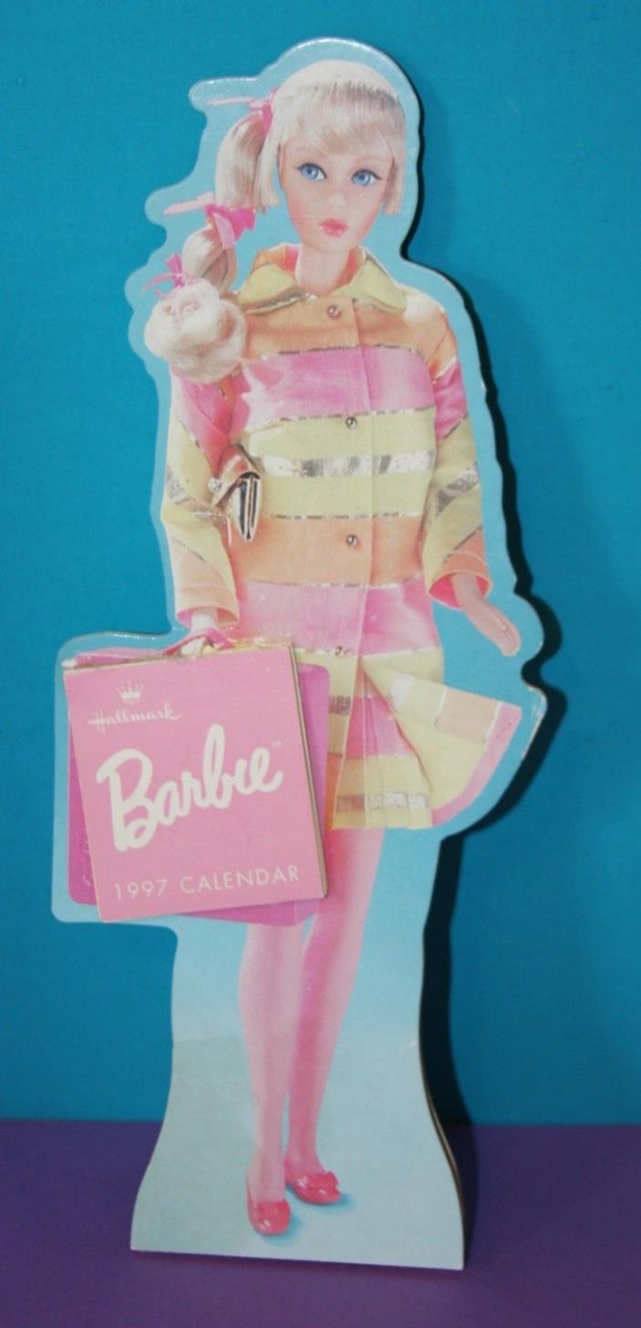 Vintage BARBIE REPRO #1848 ALL THAT JAZZ Hallmark CARD w/ 1997 Calendar COLLECT