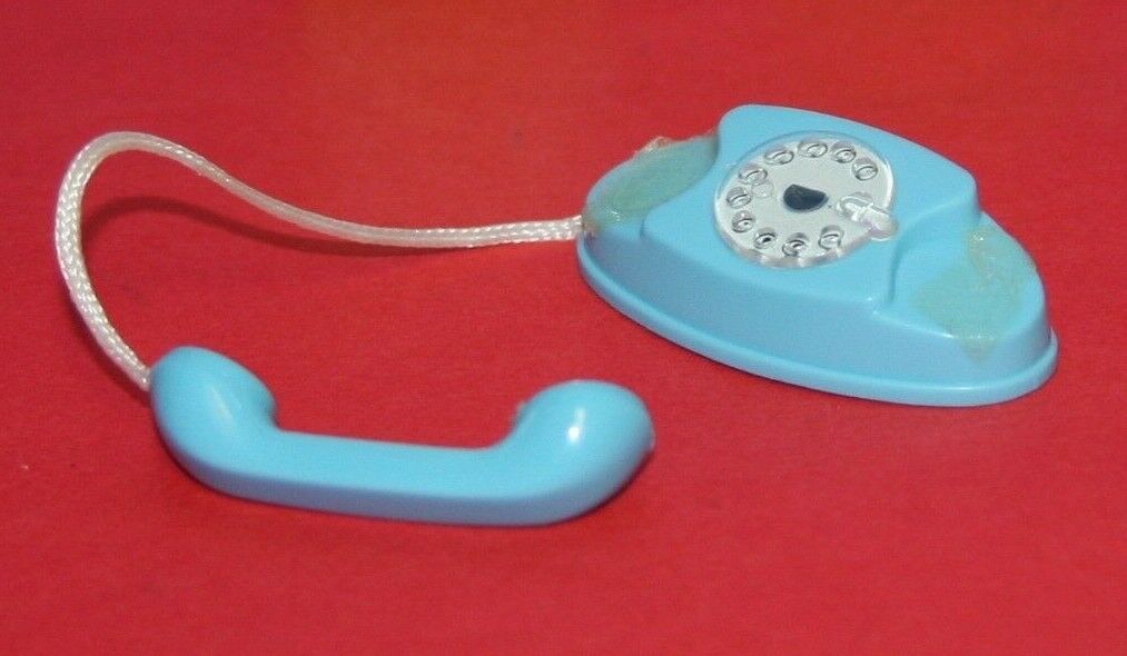Vintage FRANCIE Barbie SKIPPER Reproduction BLUE Princess Phone TELEPHONE Repro