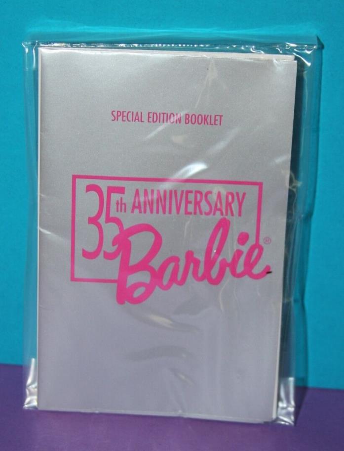 NRFP! Vintage Barbie 35th ANNIVERSARY FAMILY HISTORY Booklet Book NEW! REPRO