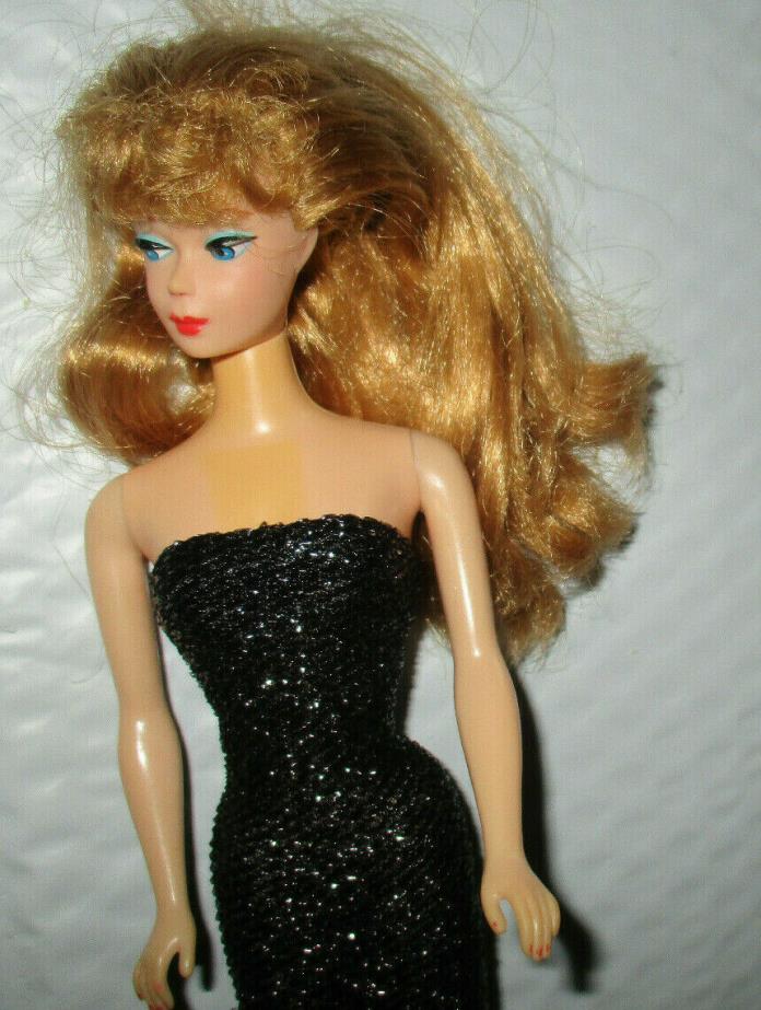 Barbie Vintage Reproduction Blonde Ponytail in Solo Dress