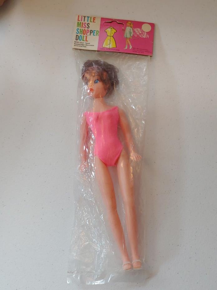 Vintage Little Miss Shopper Doll Barbie Clone Hong Kong New