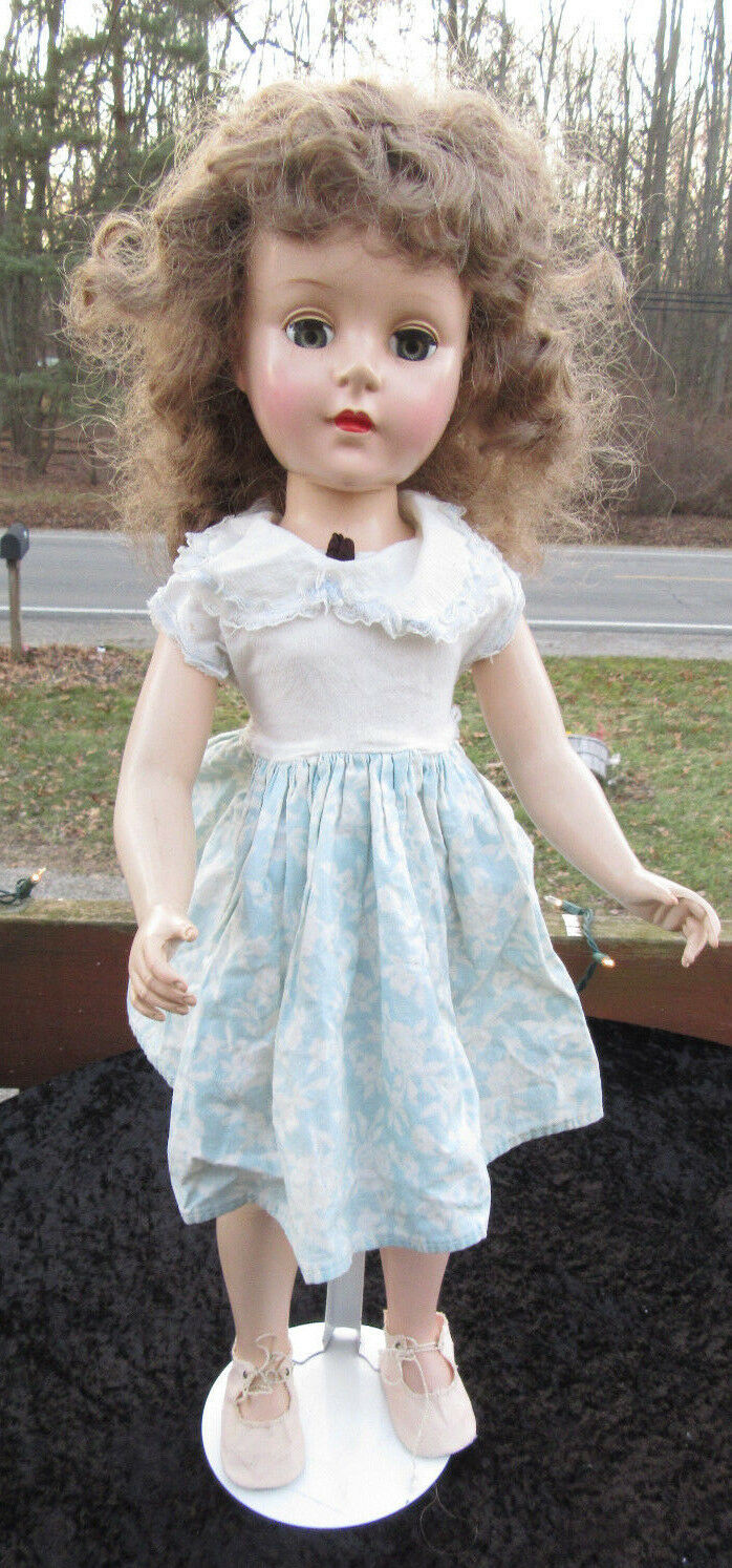 Vintage 21” American Character SWEET SUE Hard Plastic Doll Walker Sleep Eyes