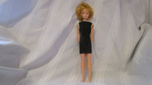 Awful Mary Makeup doll in unusual HTF black original dress