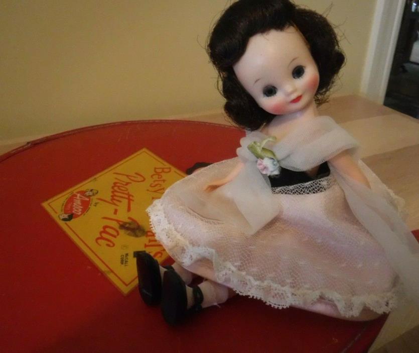 VINTAGE TINY BETSY MCCALL DOLL with PRETTY PAK