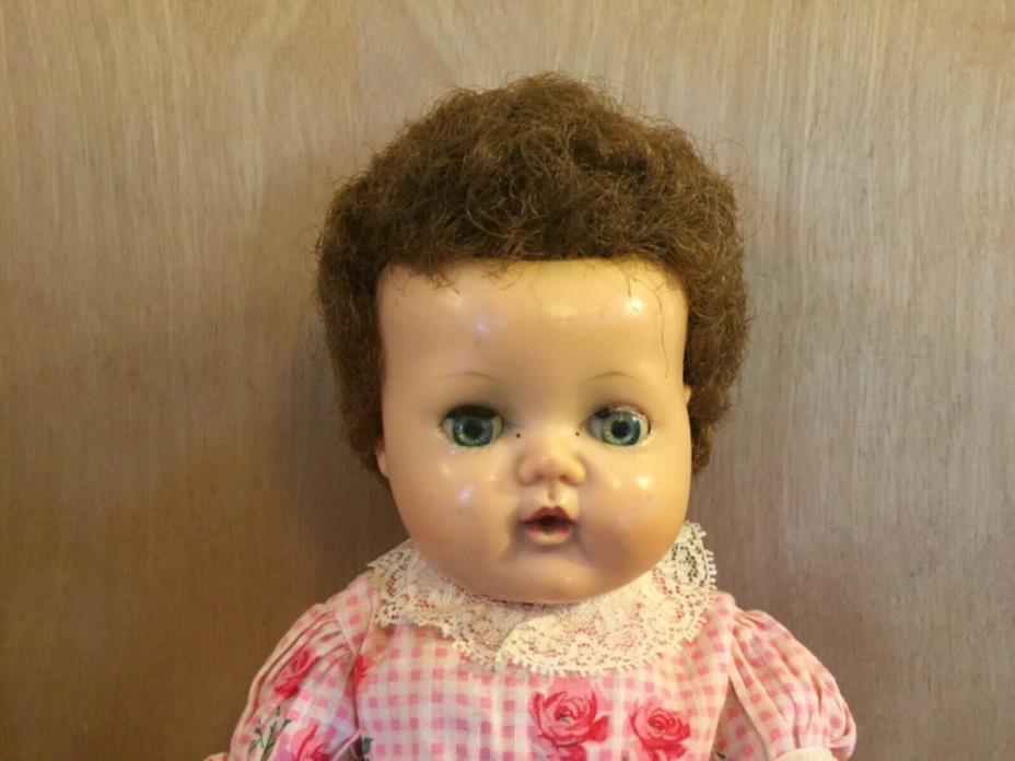 1959 13” Vintage Vinyl American Character Tiny Tears Baby Doll