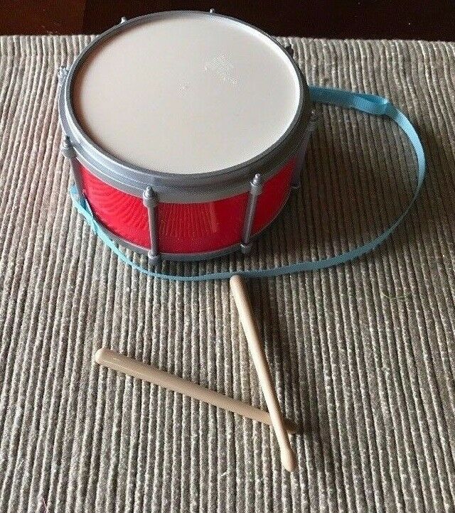 18” Doll Mini Drum Drumsticks Instrument For American Girl Our Generation Doll