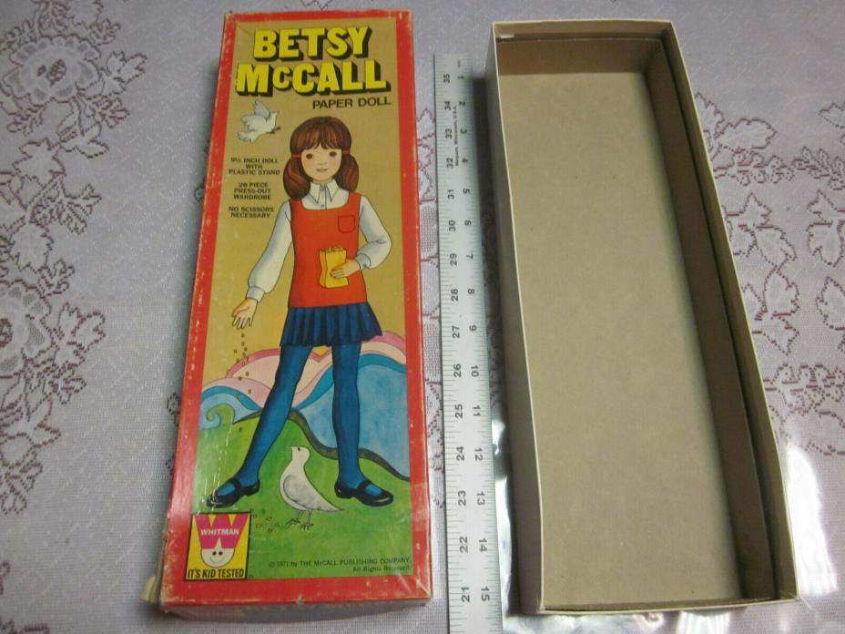 Vintage Betsy McCall Paper Doll Box Set (Whitman 1971)