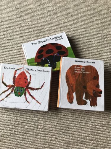 18” Doll Eric Carle mini Books Brown Bear Grumpy Ladybug For American Girl Dolls