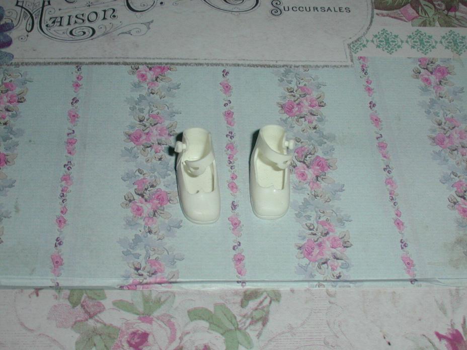VINTAGE Small Betsy McCall Doll ORIGINAL White Mary Jane Shoes!!!
