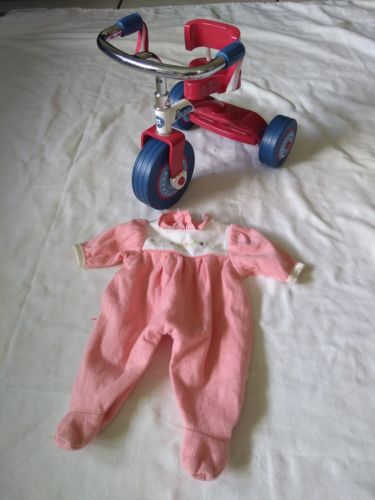 AMERICAN GIRL DOLL BITTY BABY TRICYCLE RED WHITE AND BLUE