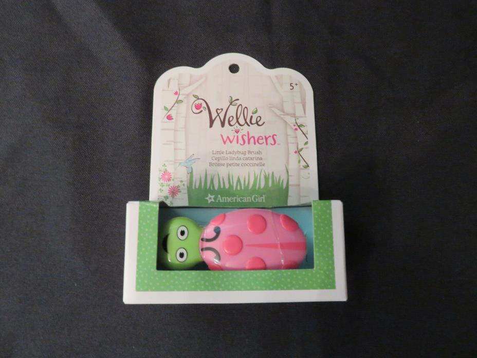 Welliewishers Wellie Wishers by American Girl Little Ladybug Hair Brush Pink