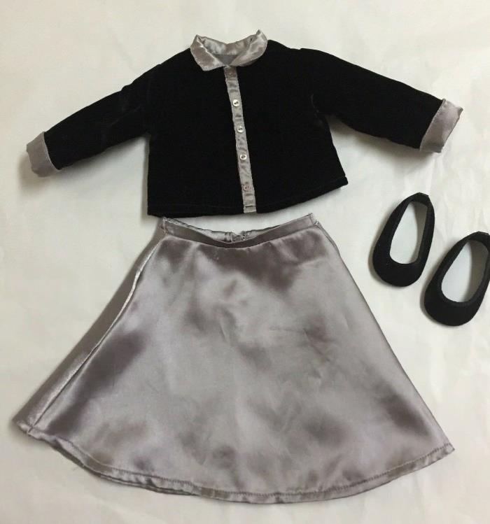 American Girl-Pleasant Co  RECITAL Outfit-Skirt,Black Vevet Jacket,Shoes Retired