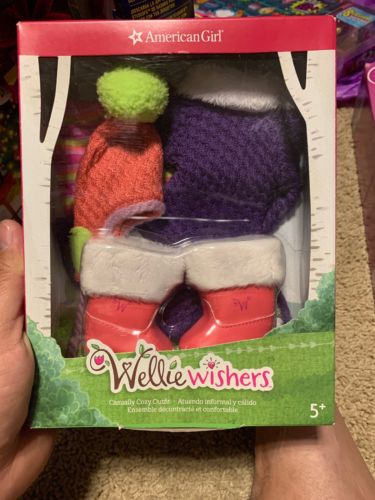AMERICAN GIRL (WELLIEWISHERS) CASUALLY COZY OUTFIT NEW NIB OUTFIT ONLY FAST SHIP