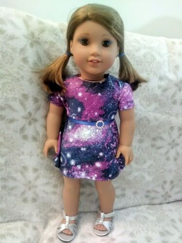 American Girl Doll 28 Just Like You Medium Skin Brown Hair-Space Themed Outfit-