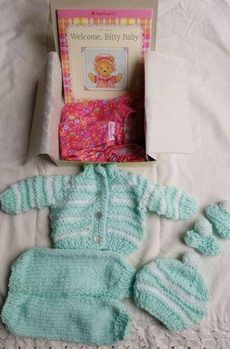 Bitty Baby Welcome, Keepsake Book, 1 Piece Sleeper and New Handmade Sweater Set