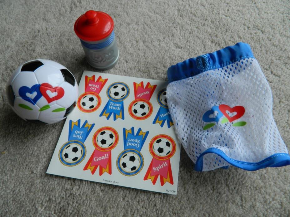 New - American Girl Doll Bitty Baby Soccer Accessories