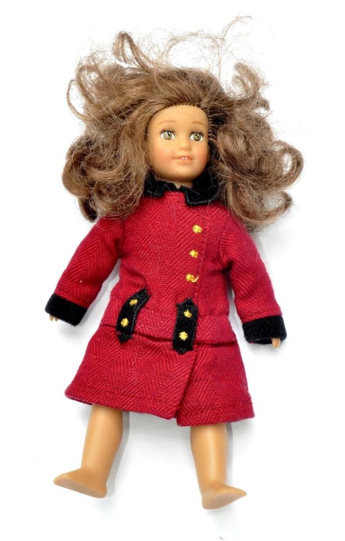 Mini American Girl Doll Rebecca Red Coat Brunette