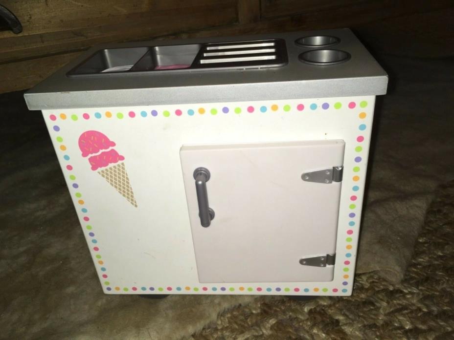 AMERICAN GIRL ICE CREAM CART