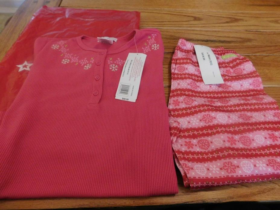 AMERICAN GIRL FAIR ISLE PAJAMAS FOR GIRL (SIZE M) NWT NEW IN PACKAGE RETIRED