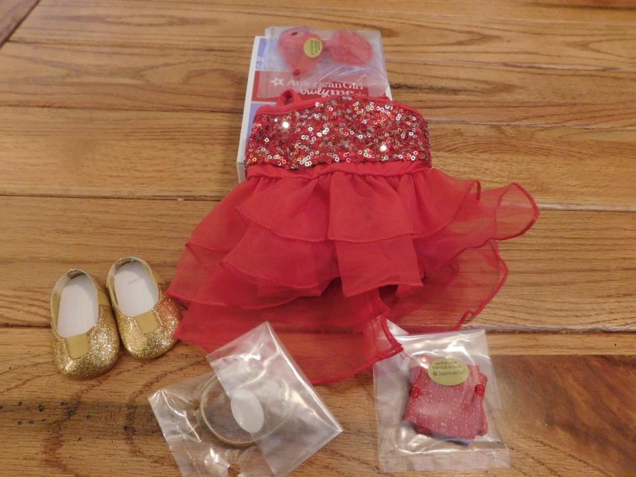 AMERICAN GIRL TRULY ME DOLL SPARKLY JAZZ OUTFIT NEW IN BOX FREE SHIPPING RETIRED