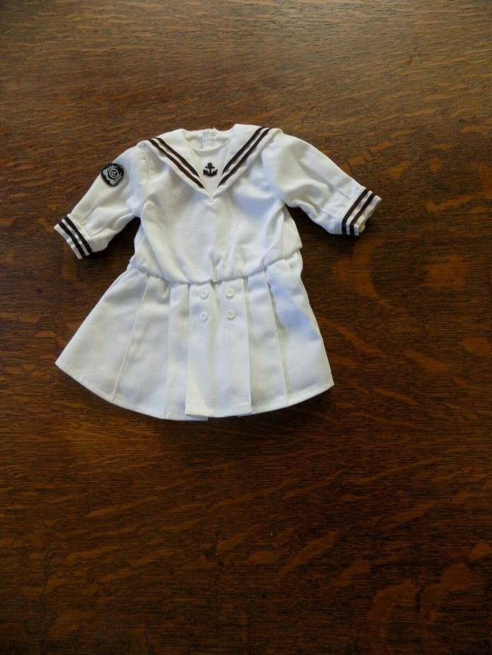 American Girl Doll Samantha Middy Dress White DRESS ONLY Sailor Outfit