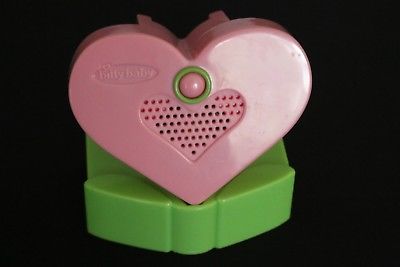 AMERICAN GIRL DOLL BITTY BABY TWINS - PINK AND GREEN HEART MUSICAL MONITOR