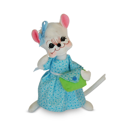 Annalee Spring Easter Blue Skies Girl Mouse Squity Eyes 201917 Closeout Read
