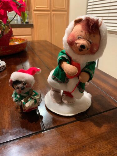 ANNALEE LEE  CHRISTMAS Bear And Mouse