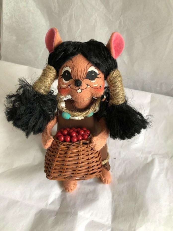 AnnaLee Mobility Doll Thanksgiving Native America Indian Girl