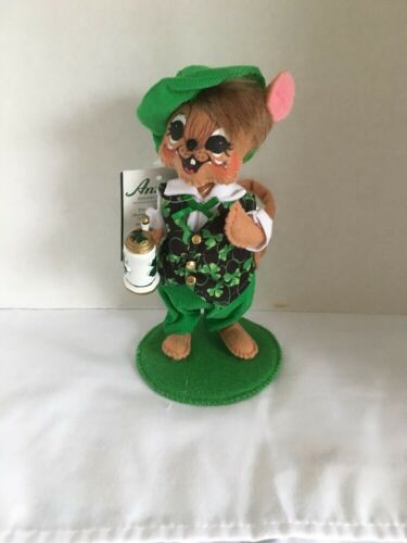 Annalee St. Patrick’s Day 6” 2012 Chipper The Irish Lad Mouse NWT  Free Shipping