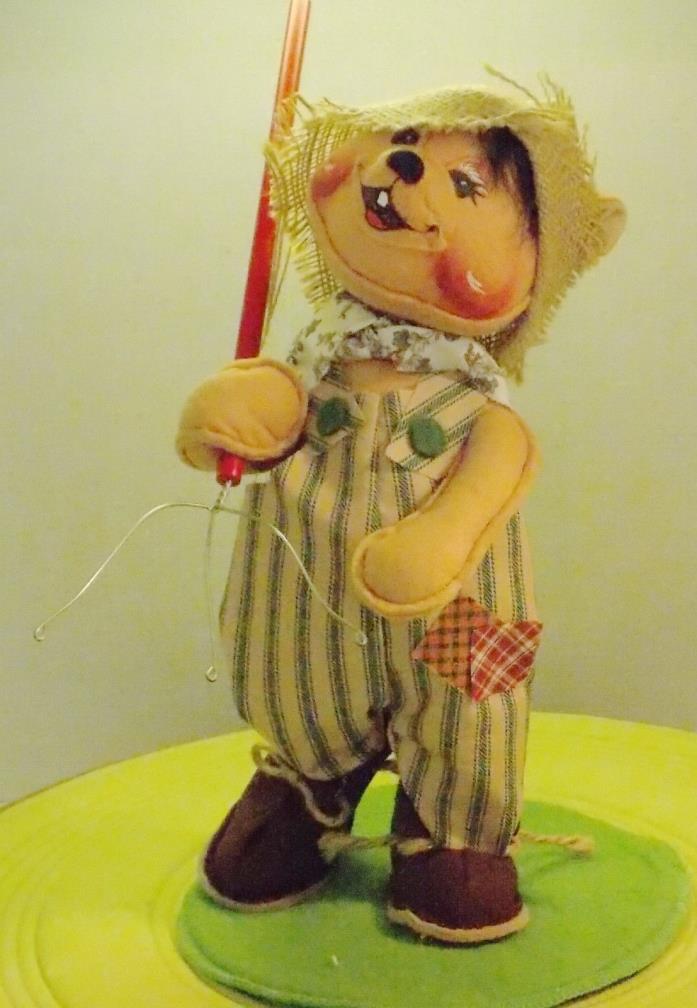 Annalee Doll Billy Bear Farmer with Pitchfork Ready 2 Work 10