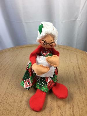 Annalee Christmas Doll Mobilitee Mrs Santa 1963  No Box