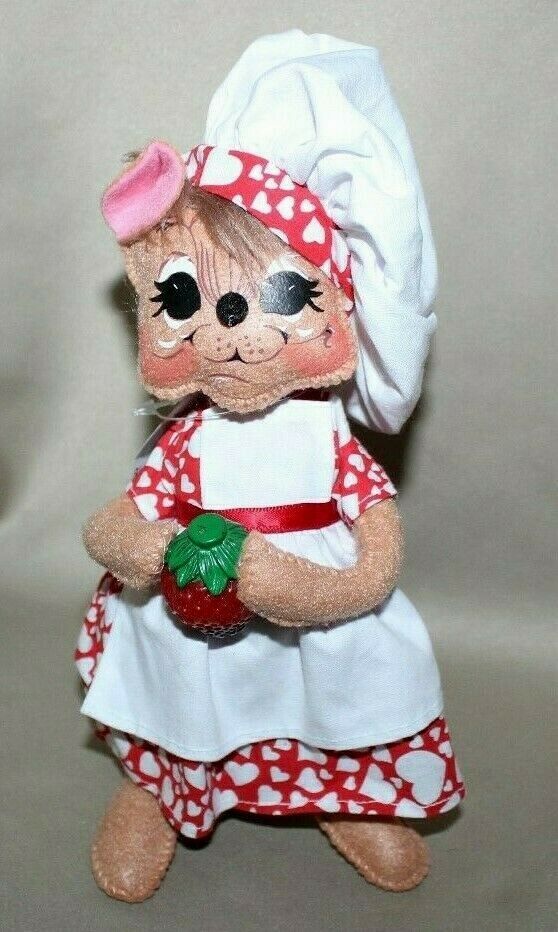 NWT ANNALEE Berry Sweet Chef Brown Mouse