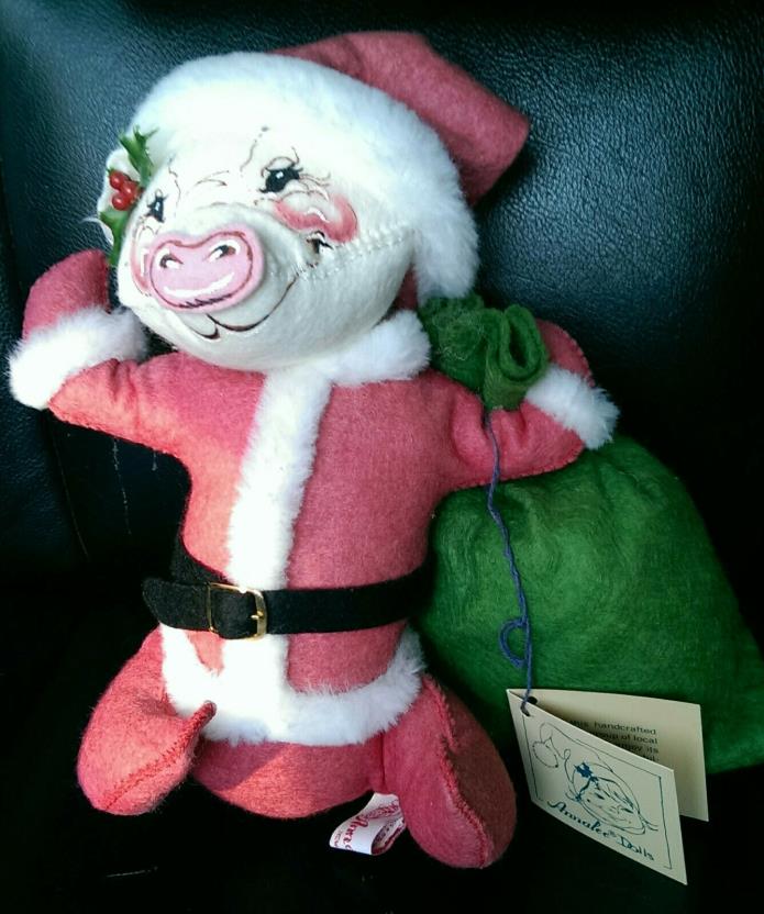 1990 Annalee Doll Santa Pig 10