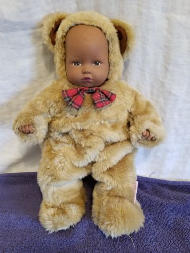 ANNE GEDDES 16 Inch Brown Bear Baby Doll