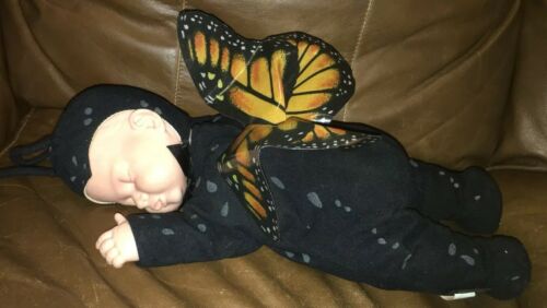 Anne Geddes Butterflies Bean Bag Filled Collection Plush Sleeping Baby 15
