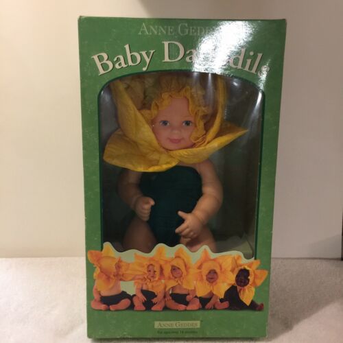 Anne Geddes Baby Daffodils Doll New In Box 526571 1999