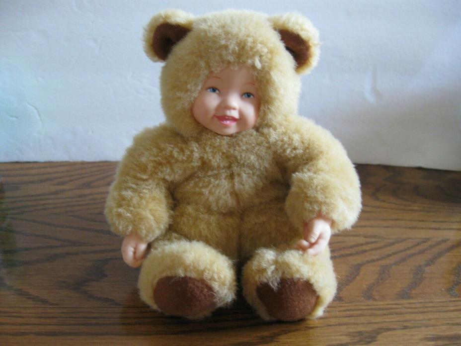 Anne Geddes Plush Baby Bear Vinyl Face and Hands ~ 8