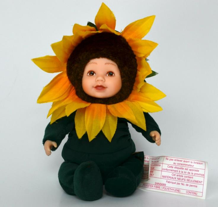 Anne Geddes plush baby doll sunflower beanie bottom 7