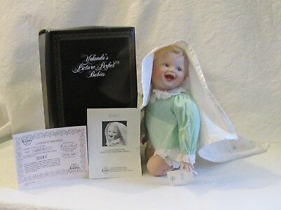Edwin Knowles Porcelain Doll Jessica Yolanda Bello Picture Perfect Babies Collec