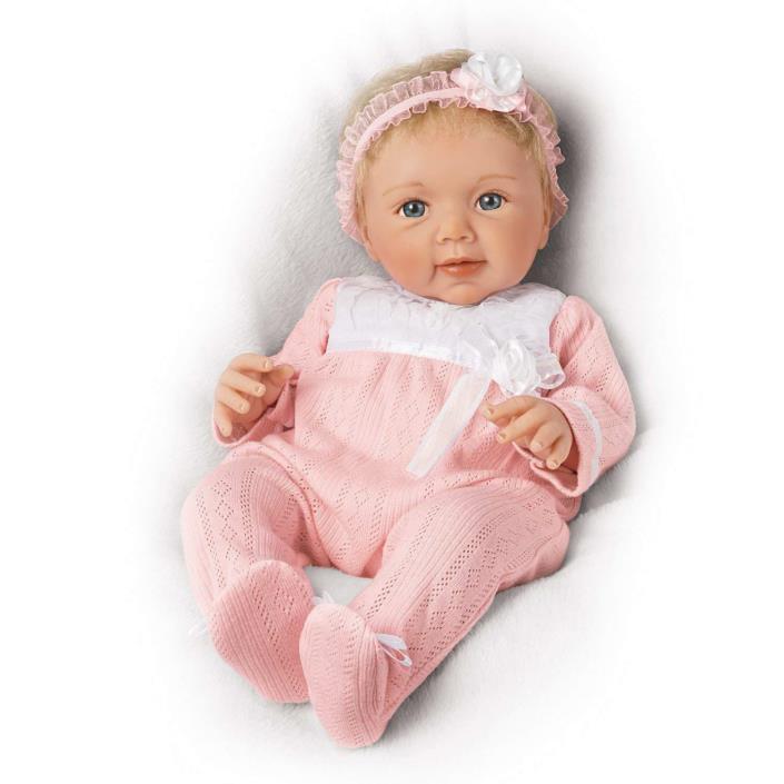 Ashton Drake Adorable Addison Lifelike Poseable Baby Doll by Sherry Rawn
