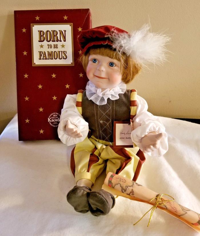 Little Christopher Columbus Doll Ashton Drake Born to be Famous  COA