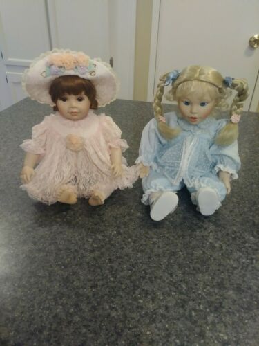 Hamilton Collection Emily & Ashton Drake Brittany Porcelain Dolls